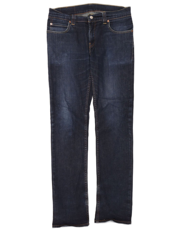 Levi's Masculino 511 Slim Jeans W33 L34 Azul Marinho Algodão