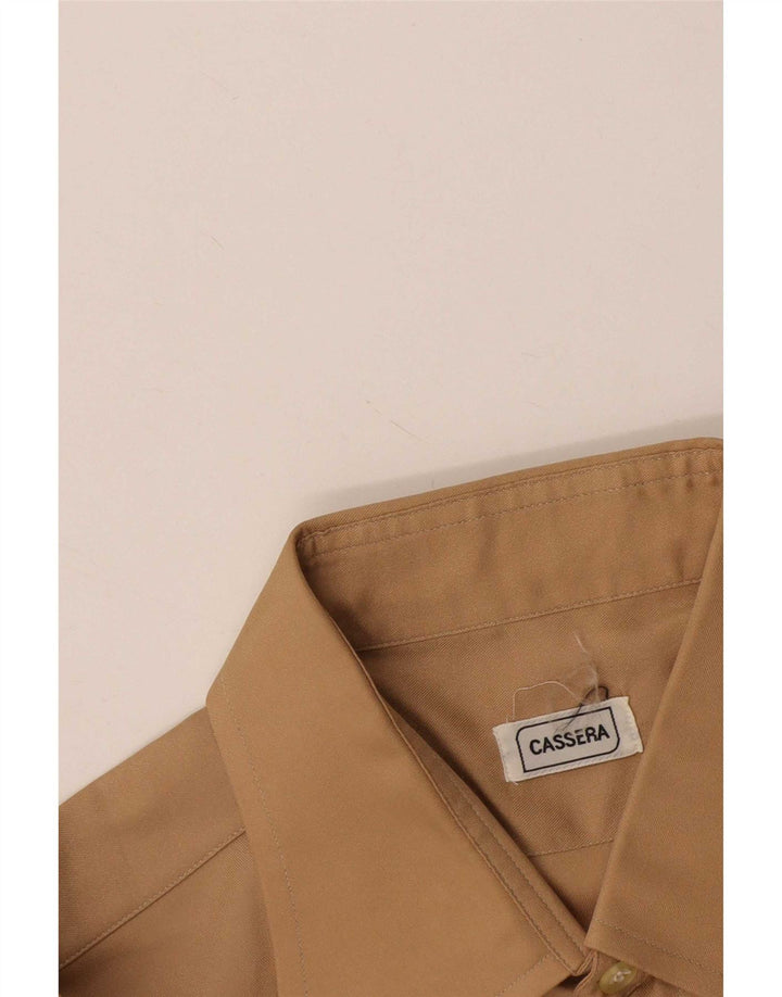 Camisa masculina Cassera bege médio