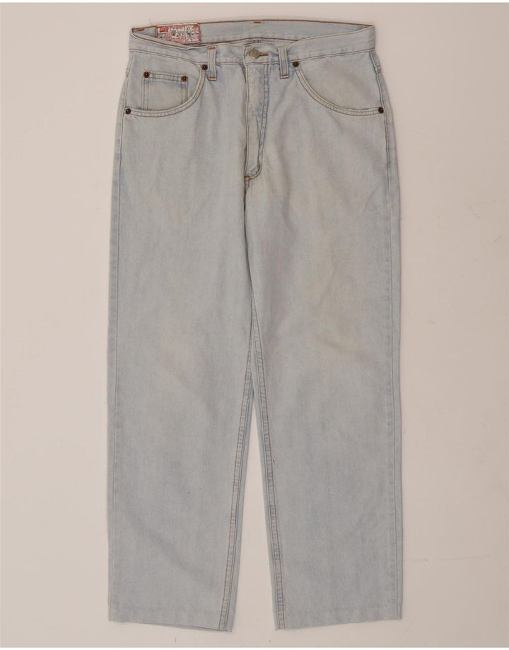 RIFLE Jeans retos femininos W32 L27 algodão azul