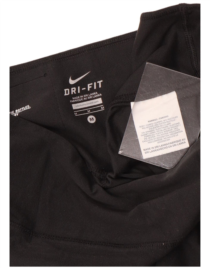 Leggings Nike Dri Fit Capri UK 12 Médio Preto Poliéster