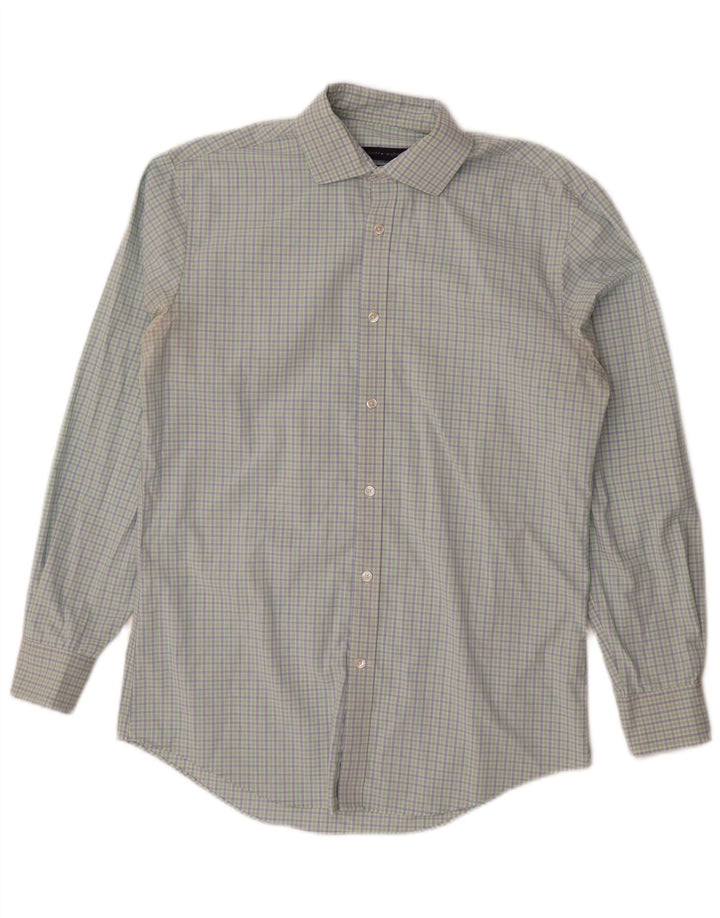 Camisa masculina Tommy Hilfiger Athletic Fit tamanho 15 médio xadrez multicolorido