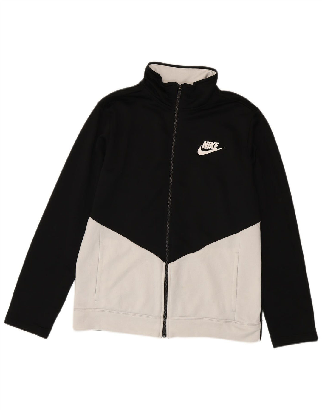 Jaqueta Nike Boys Tracksuit Top 13-14 Anos XL Preto Colorblock Poliéster