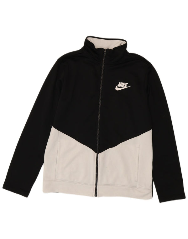 Jaqueta Nike Boys Tracksuit Top 13-14 Anos XL Preto Colorblock Poliéster