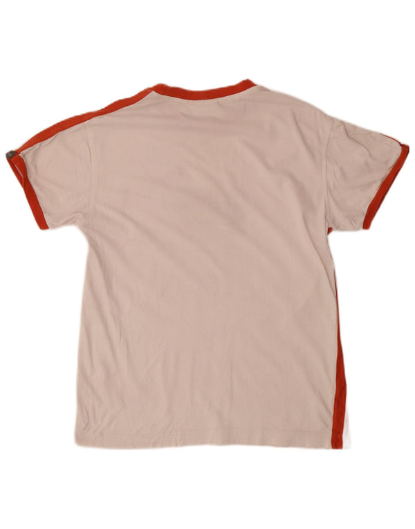 Camiseta gráfica masculina PUMA Top XS branco colorblock