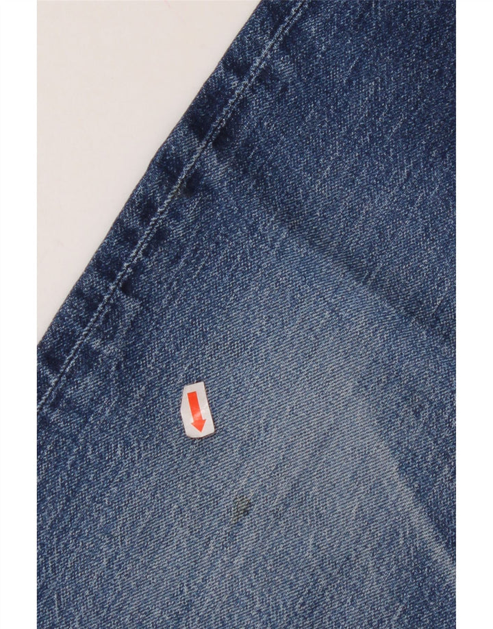 LEVI'S Masculino 502 Tapered Jeans W33 L34 Azul Algodão