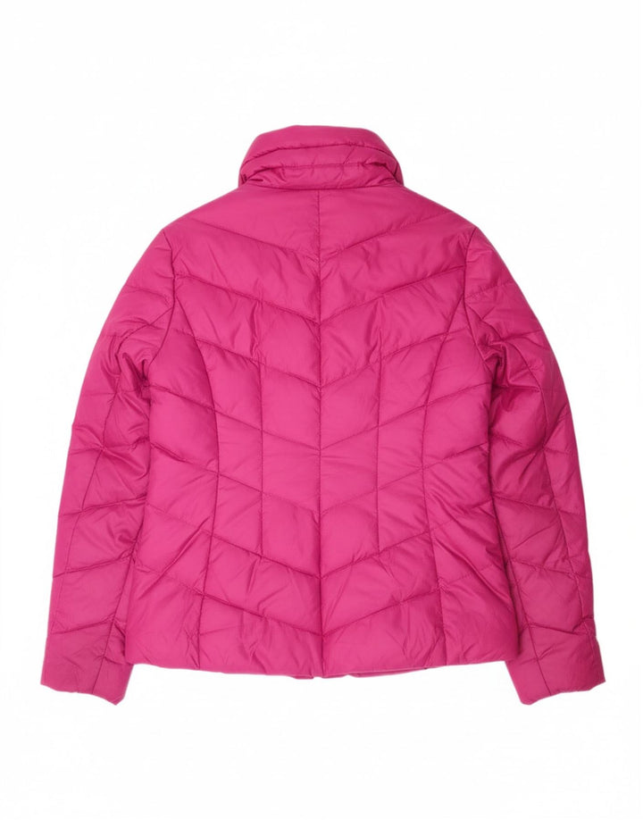 Jaqueta acolchoada feminina GUESS UK16 grande poliéster rosa