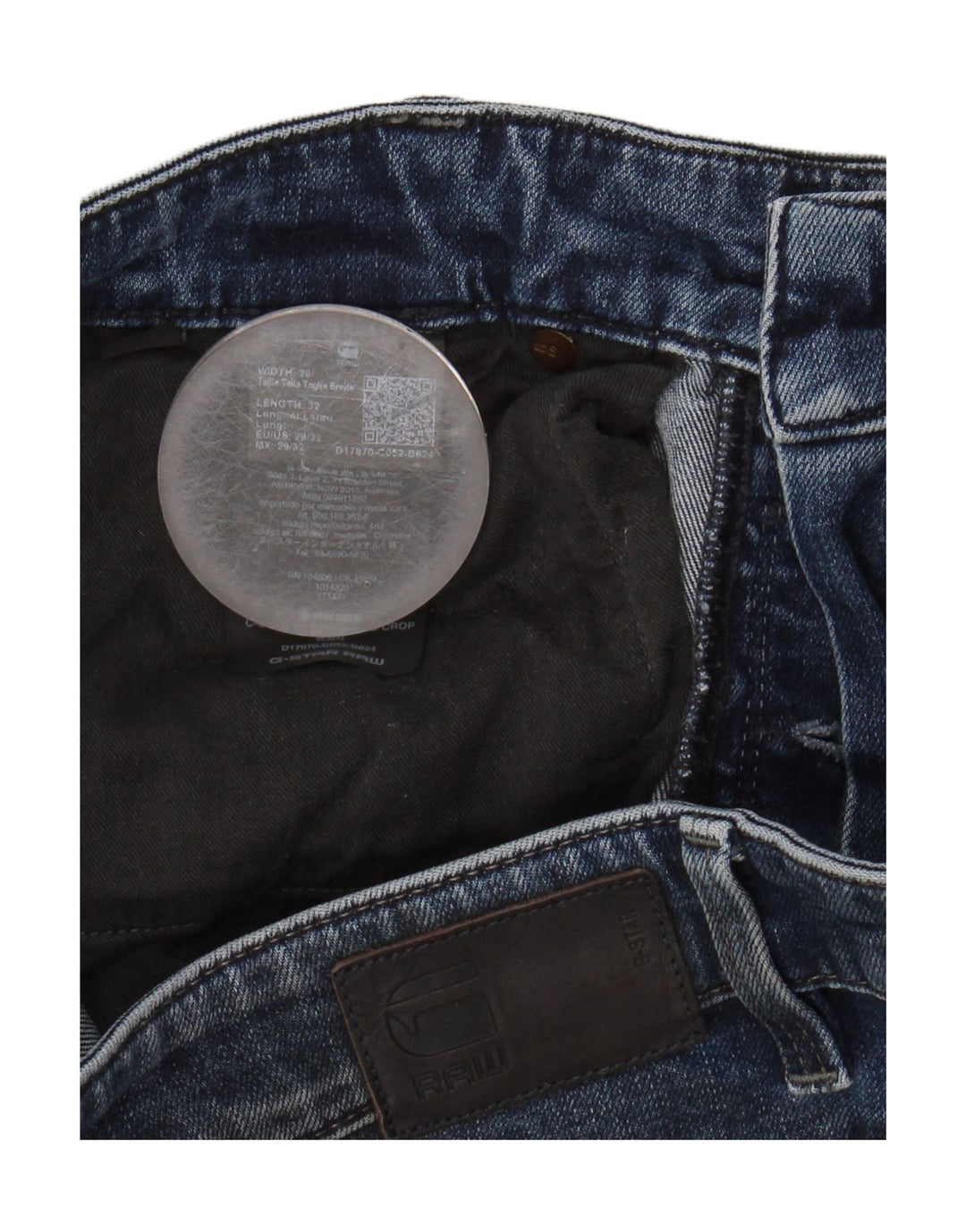 G-STAR Mens Tapered Capri Jeans W29 L23 Blue Cotton Vintage G-Star and Second-Hand G-Star from Messina Hembry 