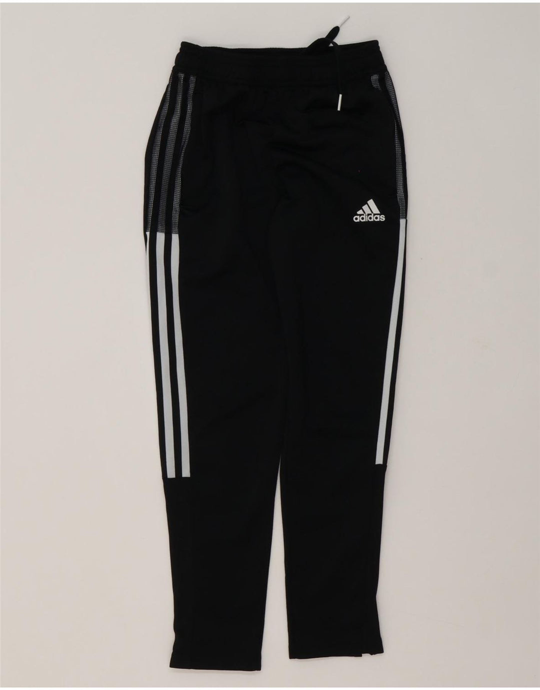 Calças de treino Adidas meninos 9-10 anos poliéster preto