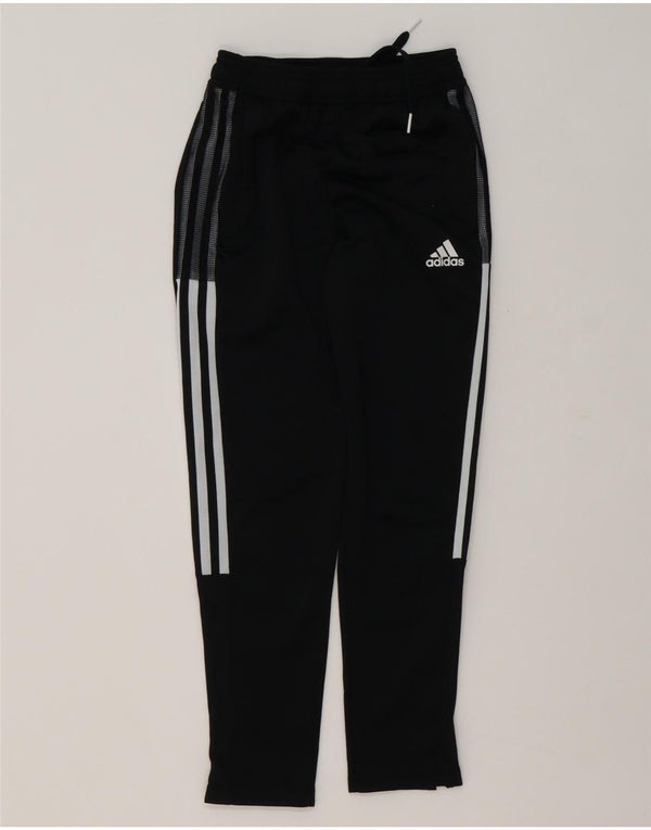 Calças de treino Adidas meninos 9-10 anos poliéster preto