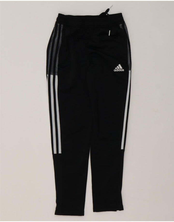 Calças de treino Adidas meninos 9-10 anos poliéster preto