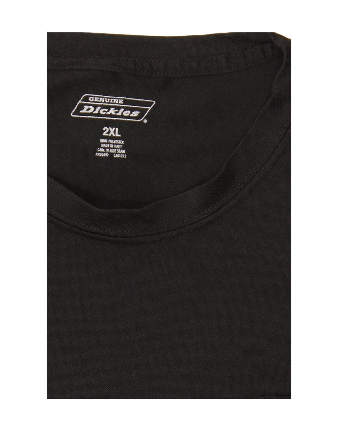 Camiseta masculina Dickies Top 2XL poliéster preto