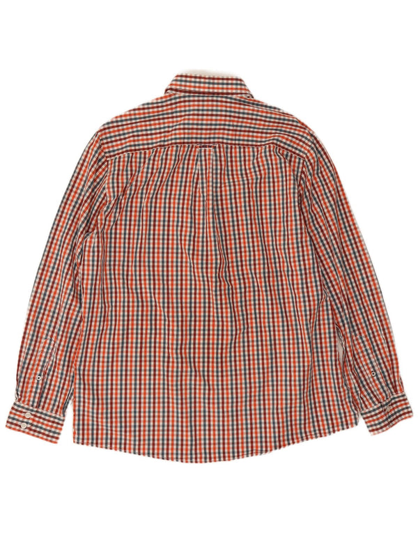 Camisa masculina de ajuste clássico da Crew Clothing XL algodão guingão multicolorido