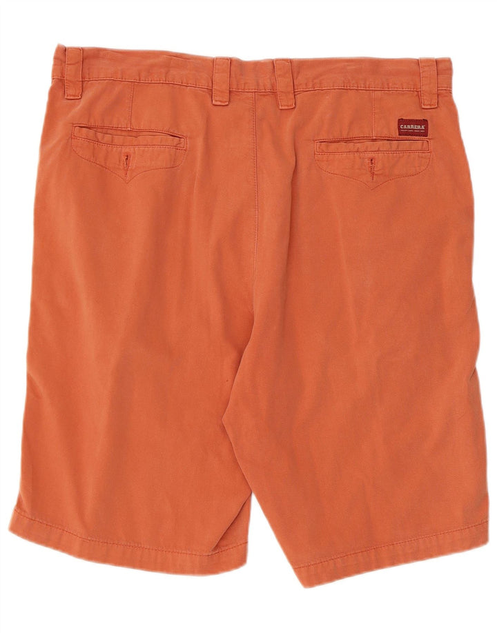 CARRERA Mens Chino Shorts W36 Grande Algodão Laranja