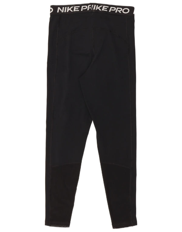 Leggings Nike Femininas UK 12 Médio Poliéster Preto