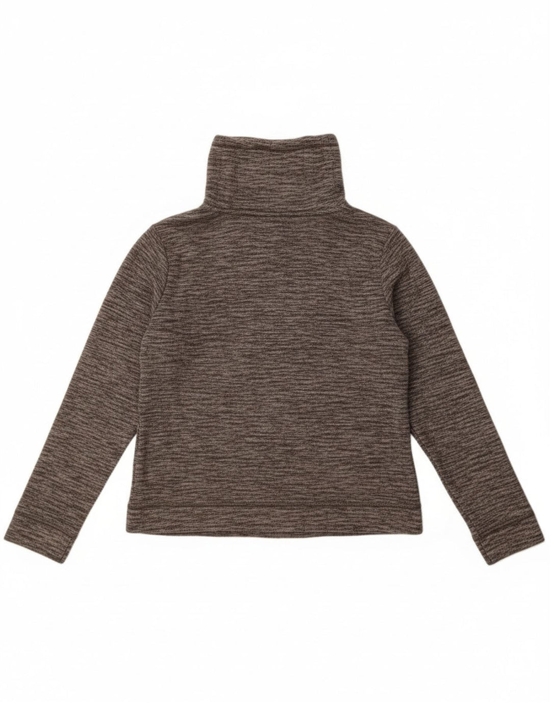 Jaqueta feminina Calvin Klein Performance Fleece UK 10 pequena cinza manchada