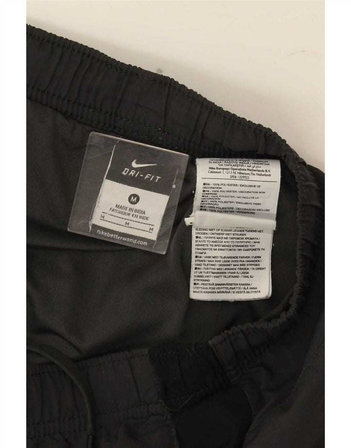 Shorts esportivos masculinos Nike Dri Fit cinza médio colorblock poliéster