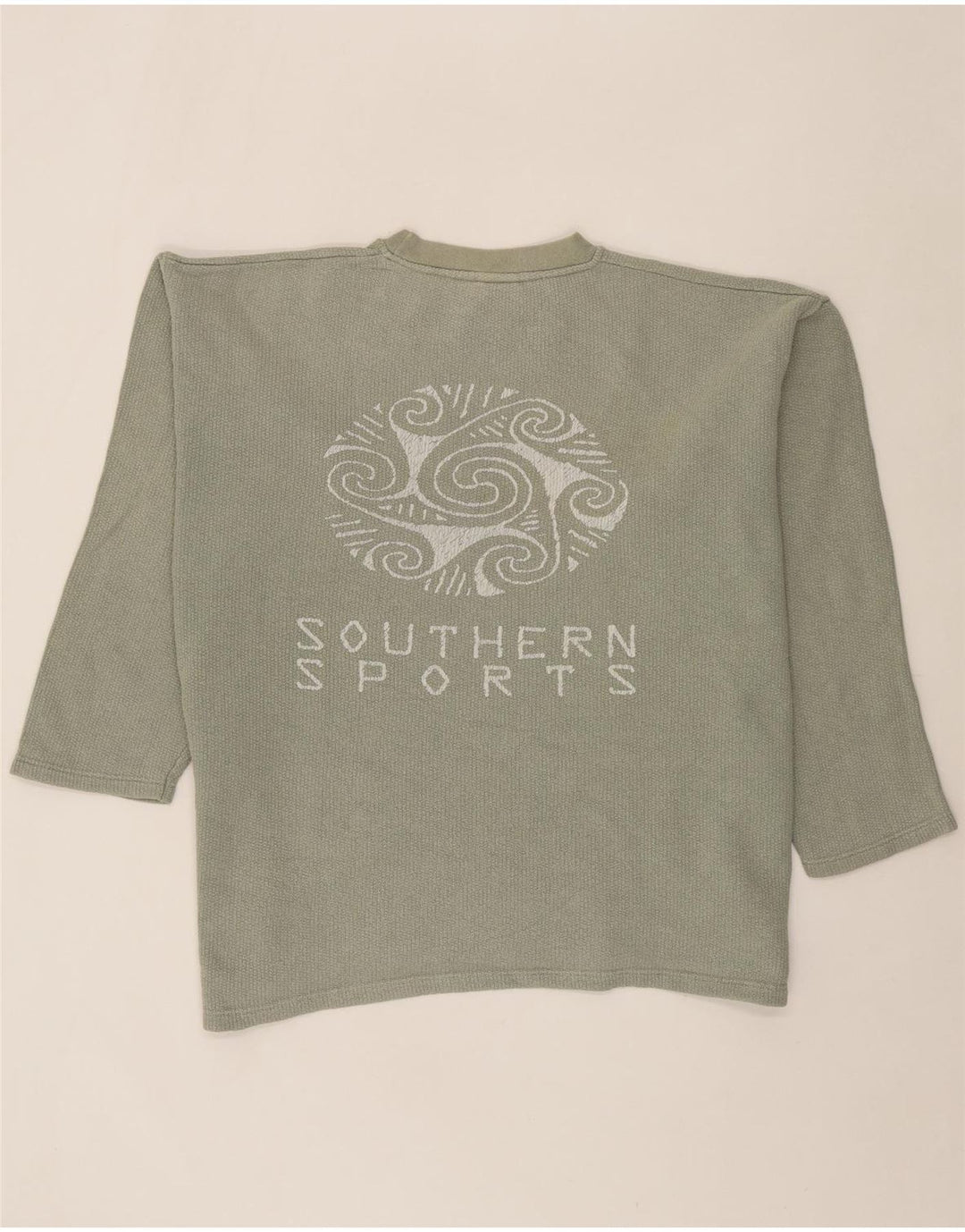 SOUTHERN Mens Graphic Sweatshirt Jumper 2XL Grey Cotton Vintage Southern and Second-Hand Southern from Messina Hembry 