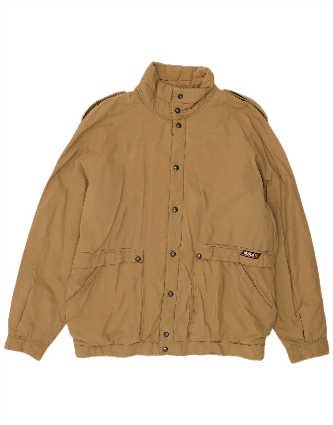 Jaqueta militar masculina vintage IT 50 grande marrom