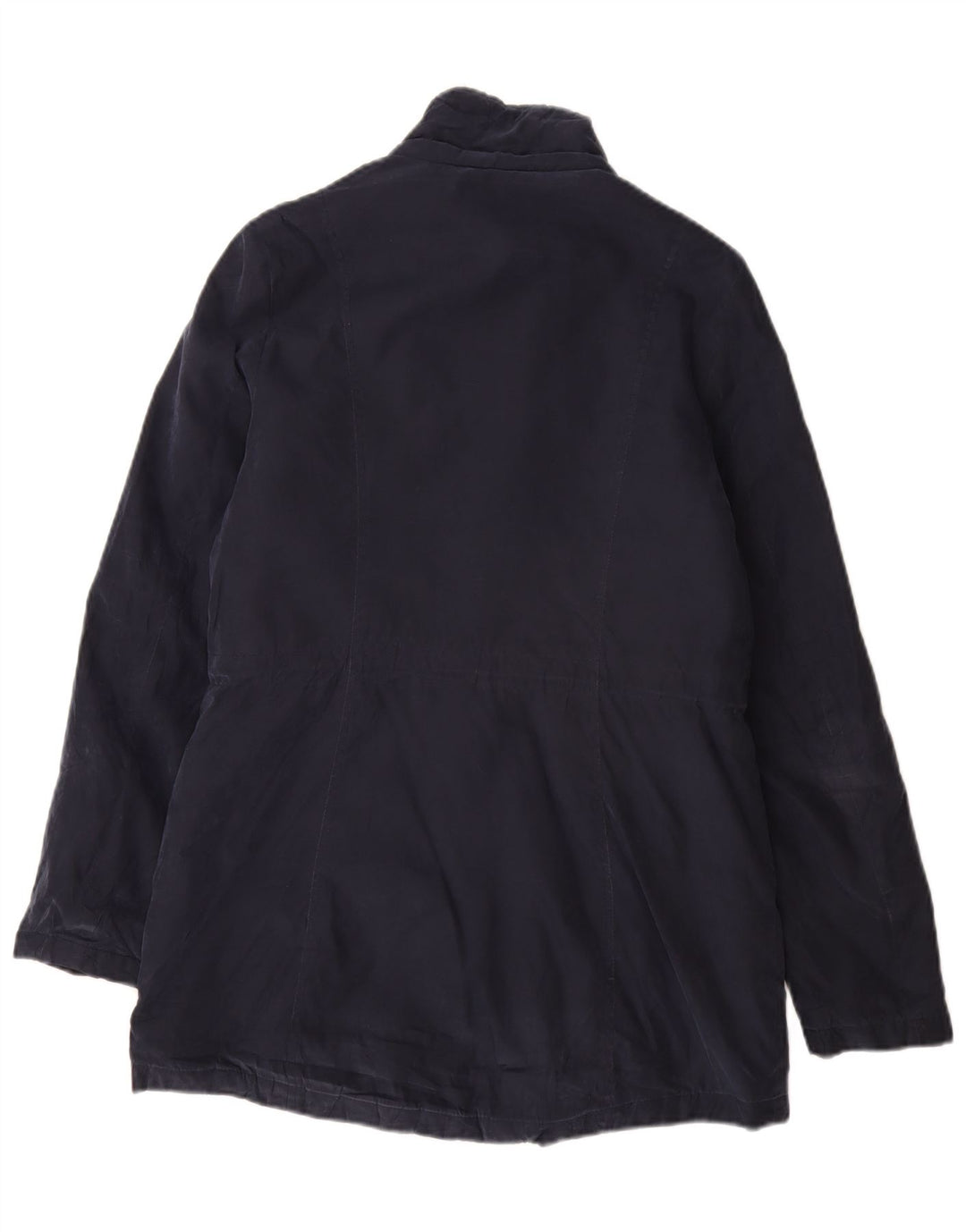 Jaqueta feminina Sherpa Nautica UK 10 pequena azul marinho poliéster