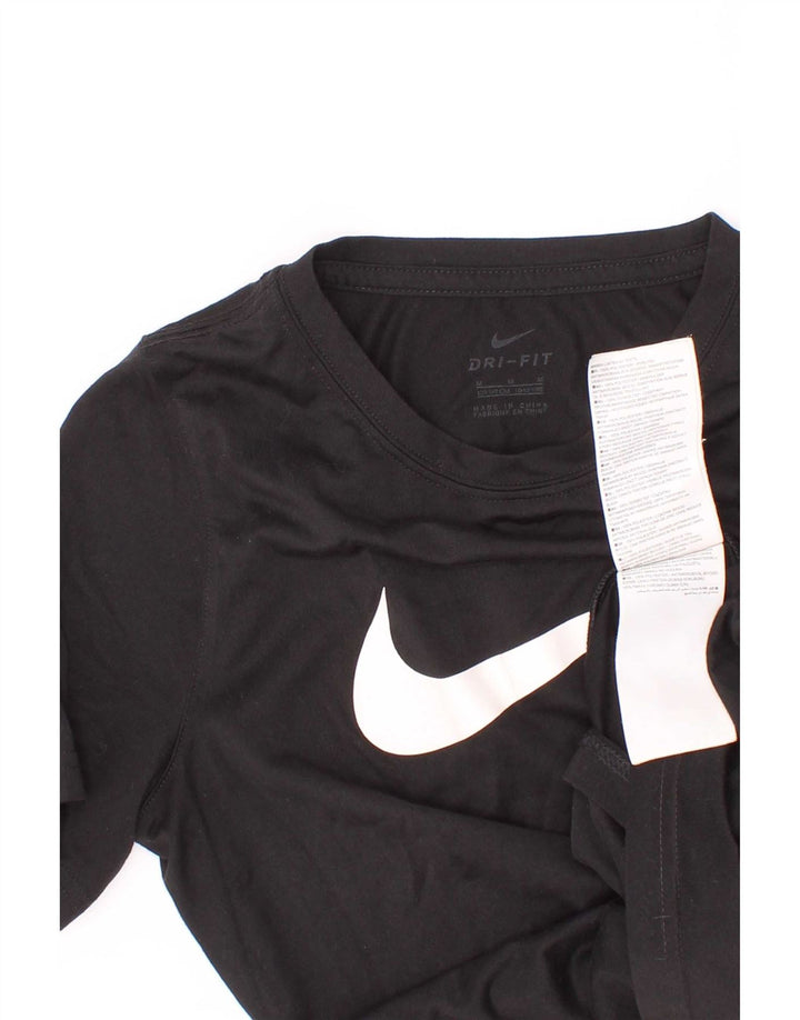 Camiseta Nike Boys Dri Fit Graphic Top 10-11 Anos Médio Preto Poliéster