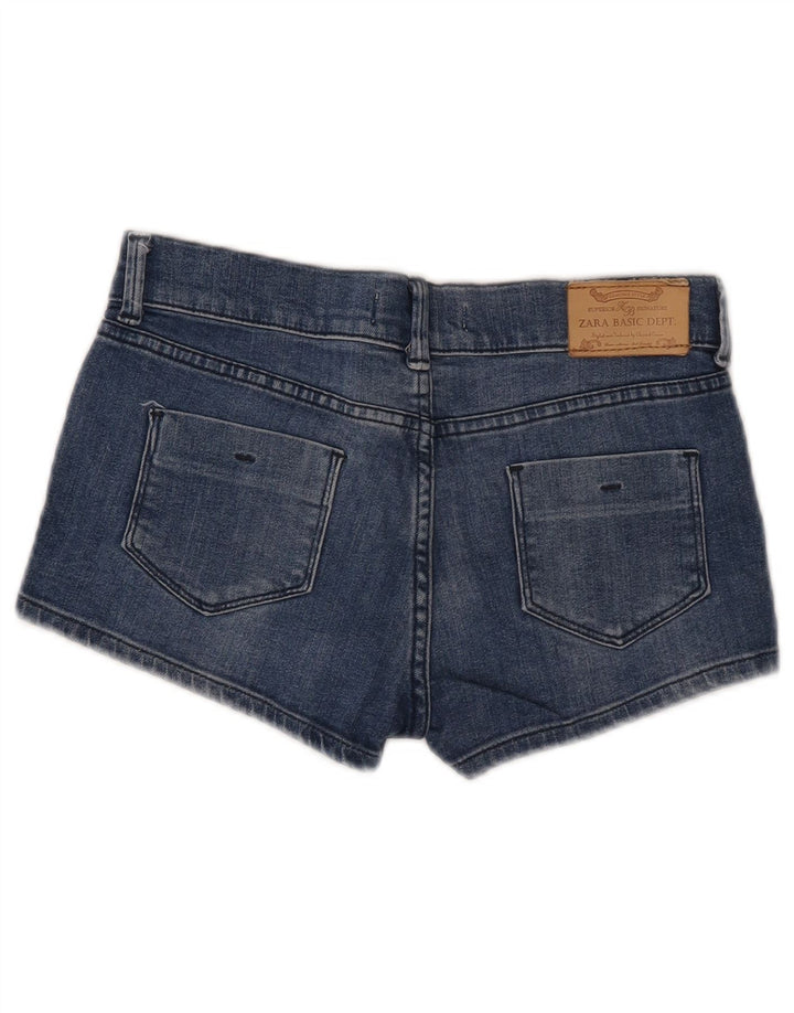 Shorts jeans feminino ZARA EU 36 XS W26 azul