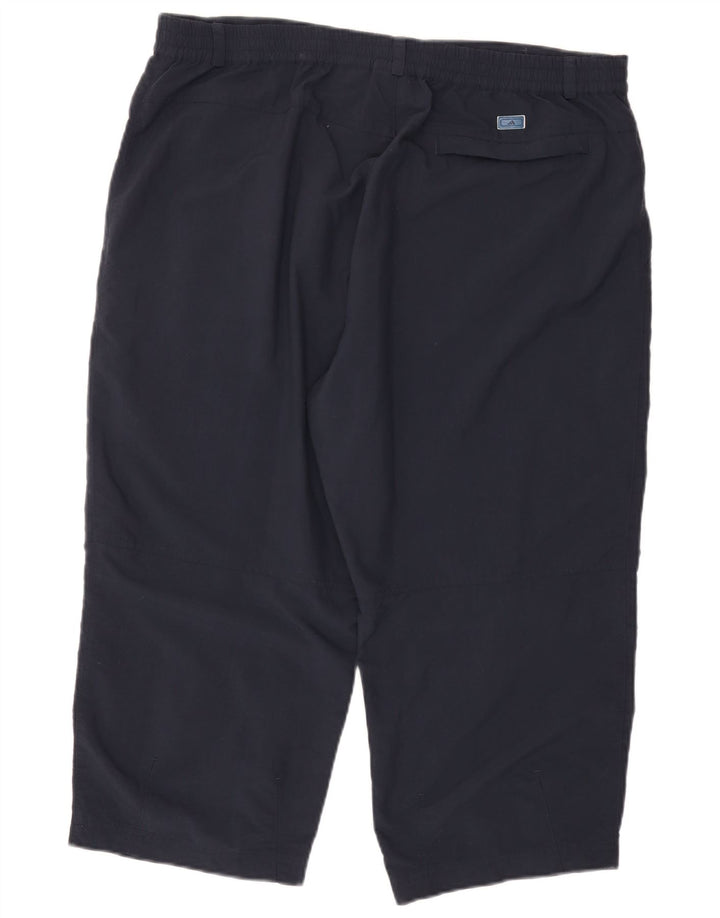Calça Capri Masculina Straight ADIDAS W40 L21 Azul Marinho Poliamida