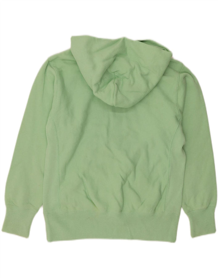 CHAMPION Mens Graphic Hoodie Jumper XS Green Cotton Vintage Champion and Second-Hand Champion from Messina Hembry 