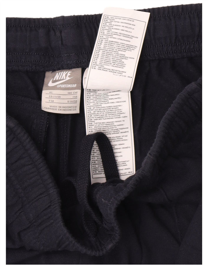 Shorts esportivos masculinos Nike XL azul marinho algodão
