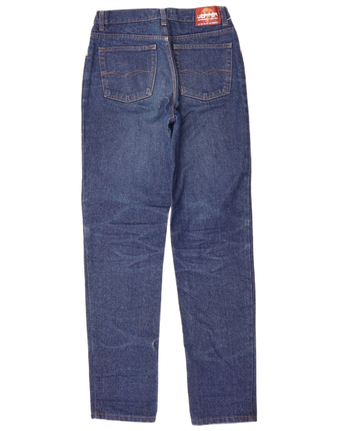 Weipper Mens Straight Jeans IT 46 Pequeno W28 L33 Azul Algodão