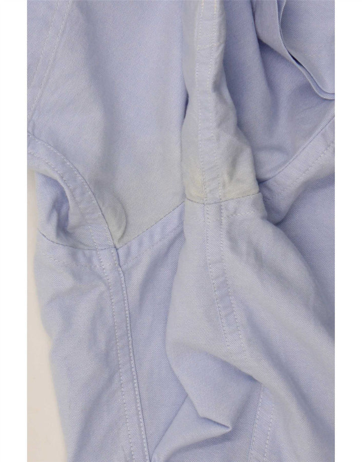 Camisa masculina Gant manga curta regular fit tamanho 39 algodão azul médio