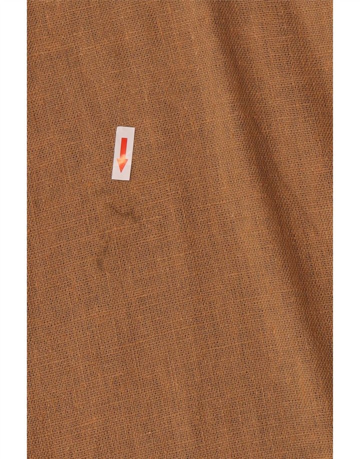 Vestido feminino vintage EU 38 poliéster bege médio