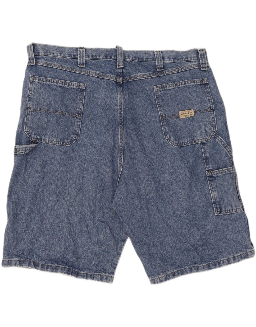 Shorts jeans cargo masculino WRANGLER W42 2XL algodão azul