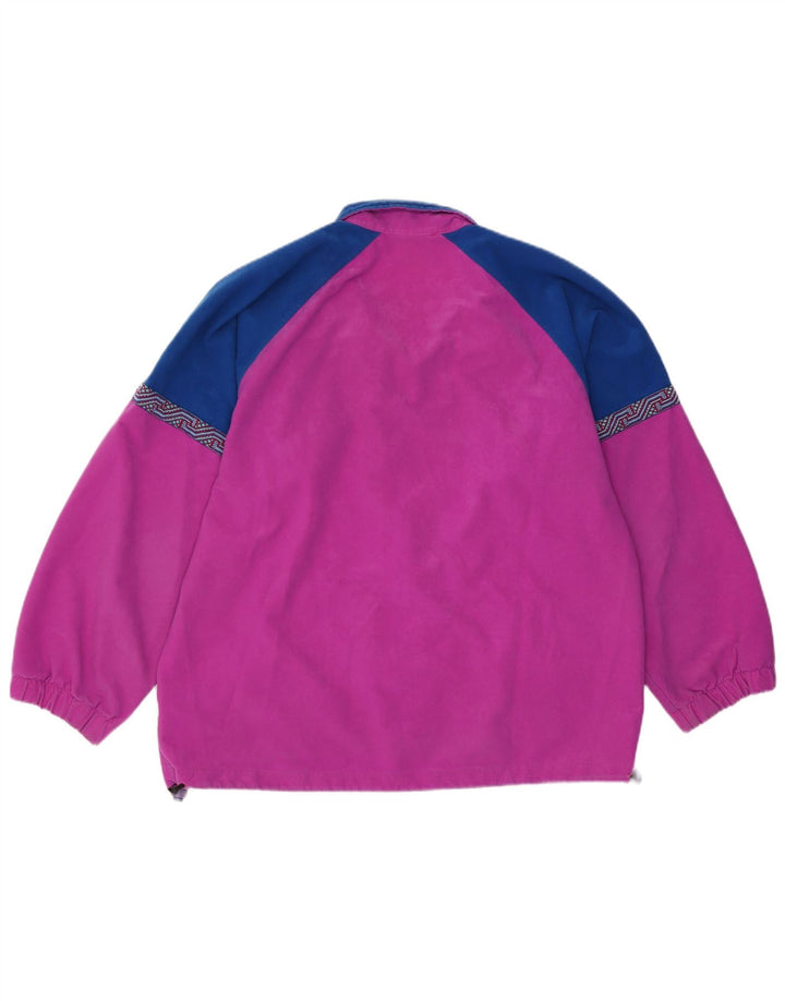 Jaqueta feminina de treino SALEWA Reino Unido 16 grande bloco colorido rosa