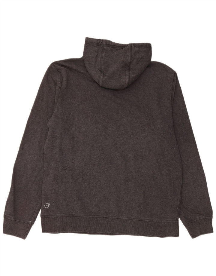 Puma masculino gráfico moletom com capuz cinza médio