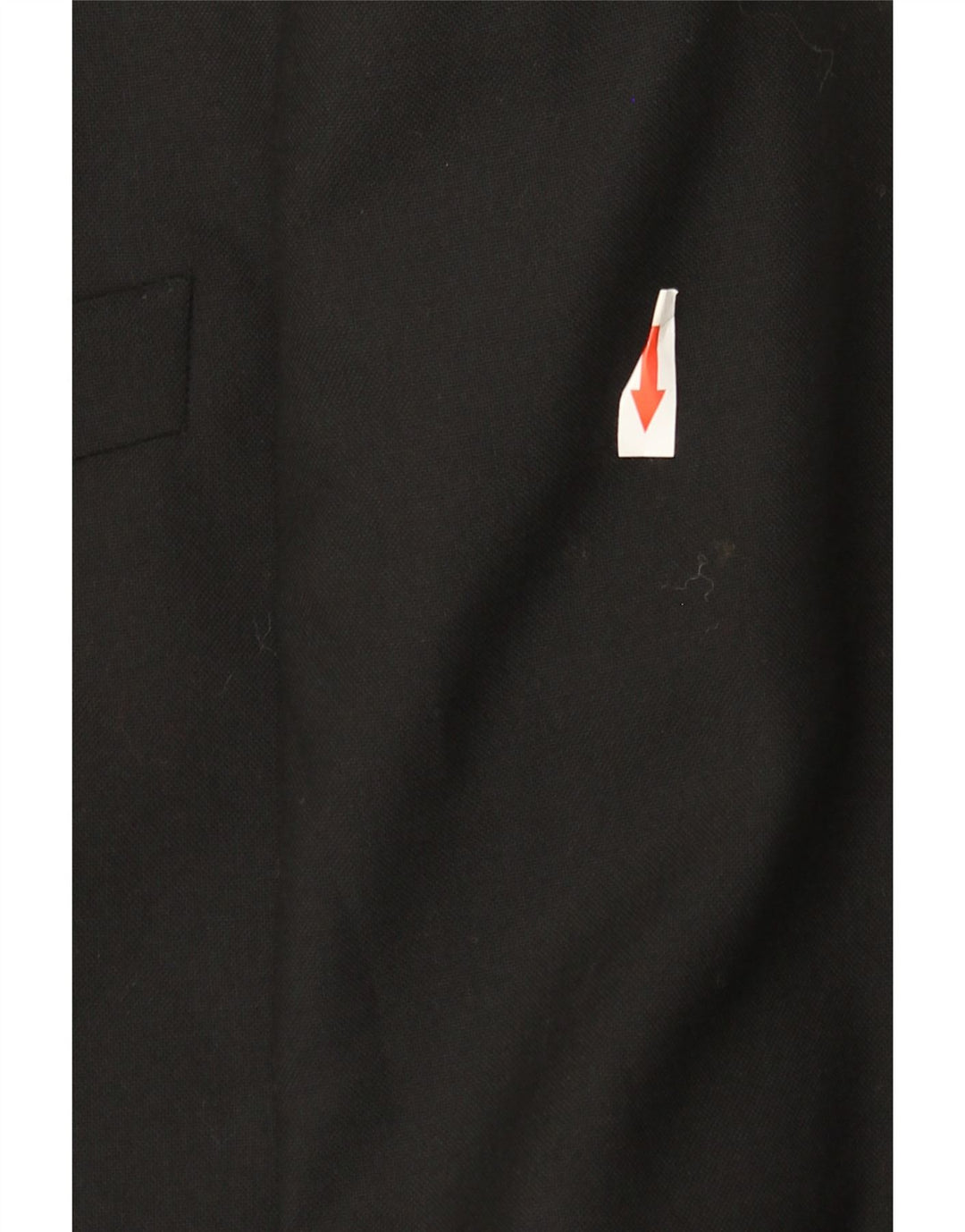 Jaqueta blazer masculina de 2 botões MARKS & SPENCER Reino Unido 42 grande poliéster preto
