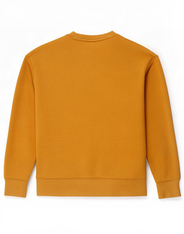 Nike Mens Moletom Jumper Pequeno Algodão Amarelo
