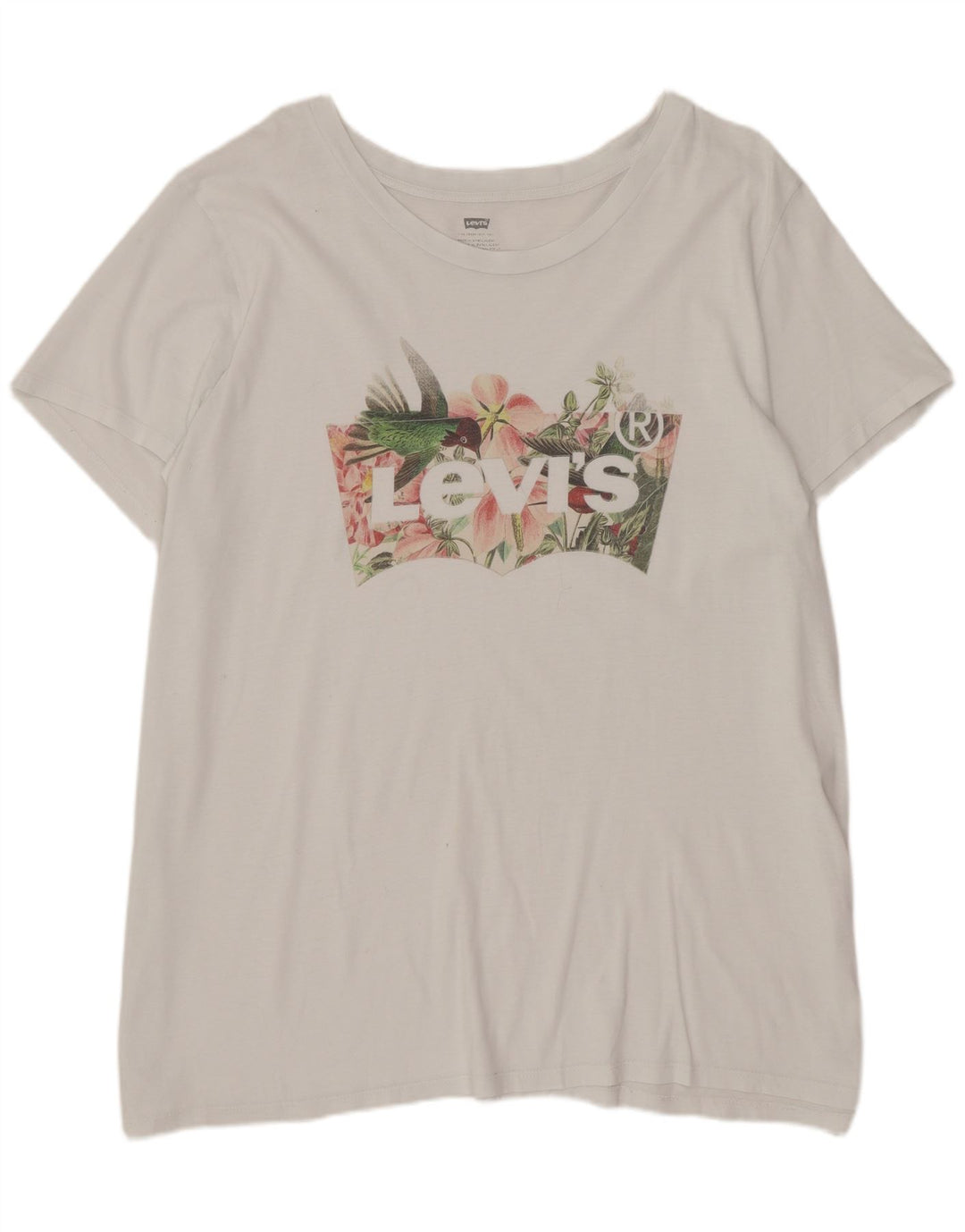 Camiseta gráfica masculina Levi's Top 2XL branca