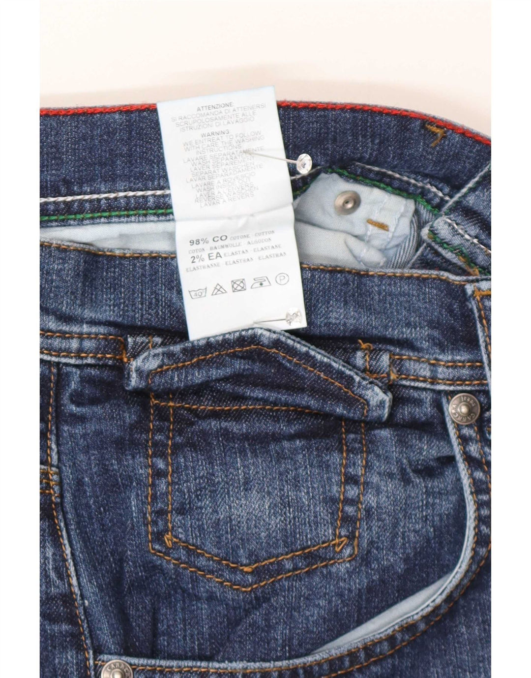 Carrera Masculino 710 Regular Straight Jeans W36 L34 Azul Algodão