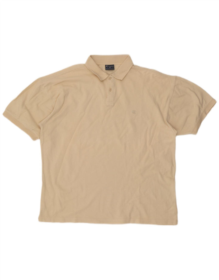 Camisa polo masculina Champion 2XL algodão bege