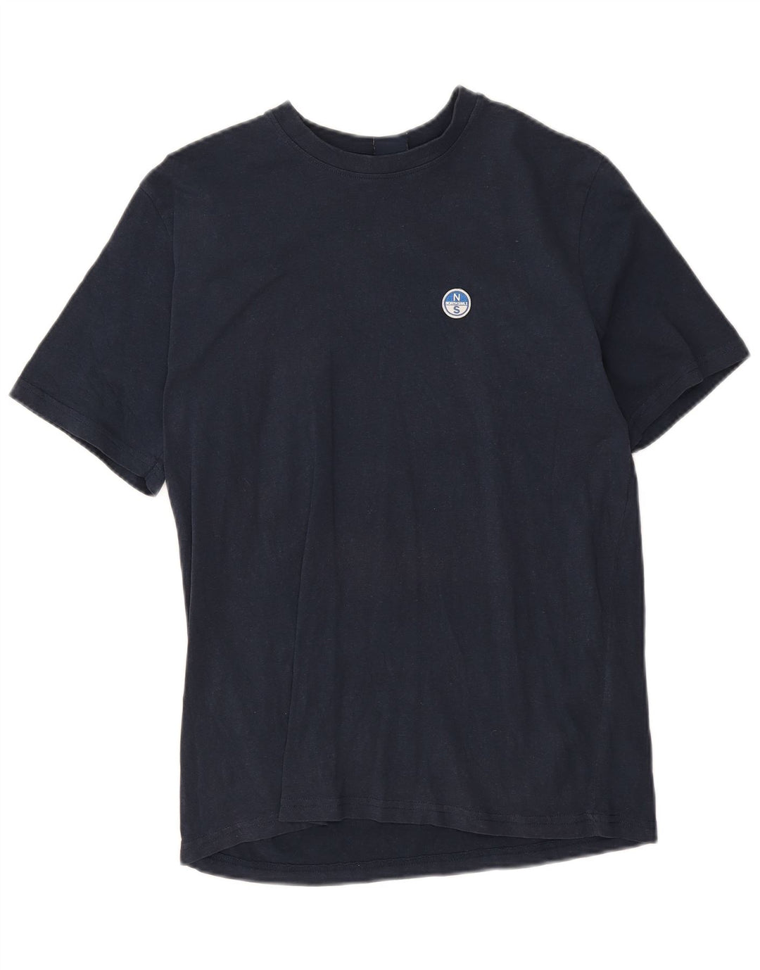 Camiseta masculina North Sails top pequeno algodão azul marinho