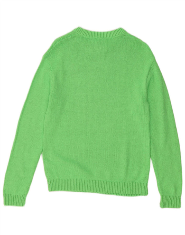 Suéter feminino CALVIN KLEIN JEANS com gola redonda Reino Unido 14 verde médio
