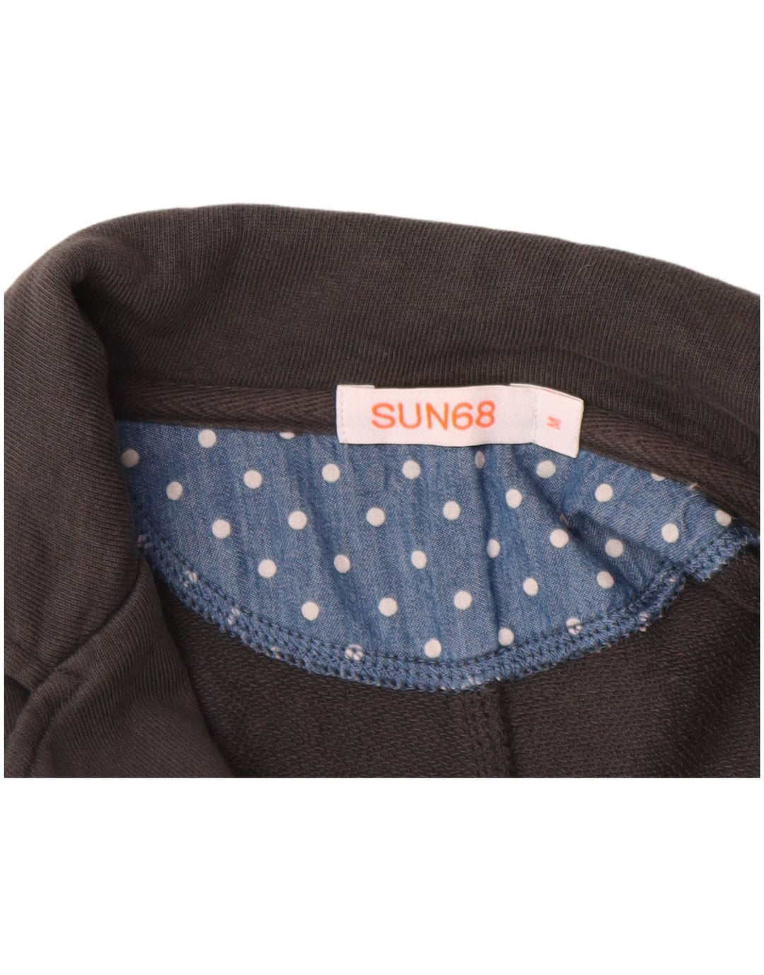 Jaqueta blazer feminina Sun68 com 2 botões Reino Unido 12 algodão cinza médio