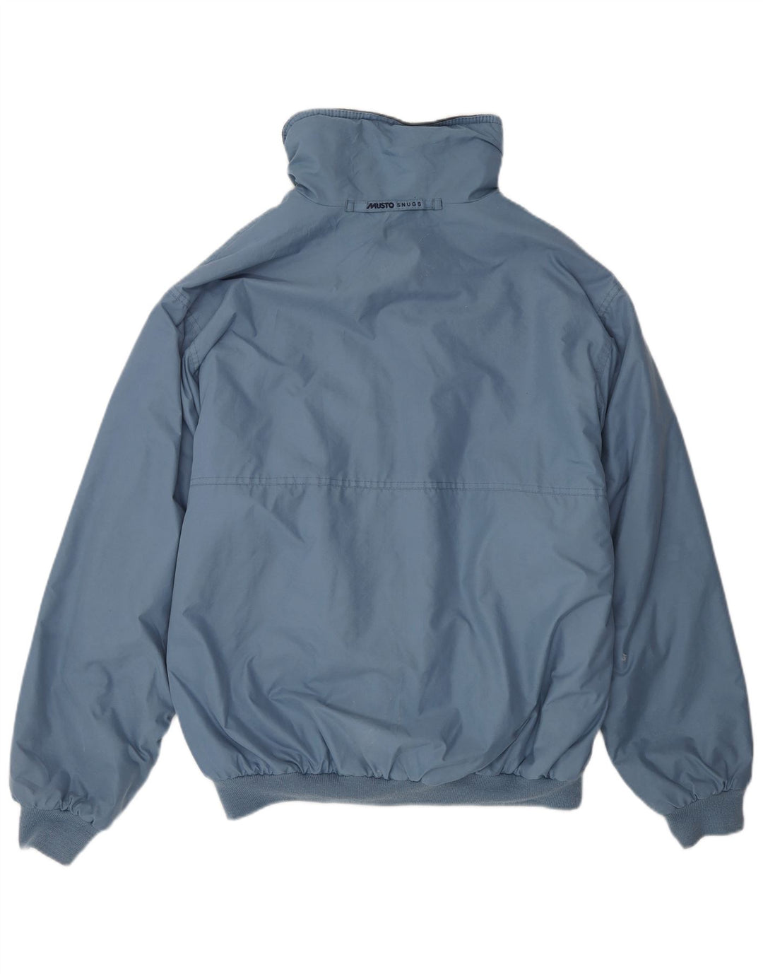 Jaqueta corta-vento masculina Musto Reino Unido 40 poliéster azul grande