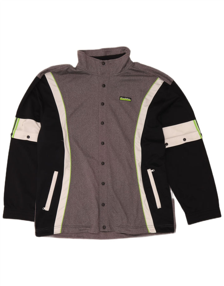 Lotto Mens Treino Top Jacket UK 44/46 2XL Cinza Colourblock Poliéster