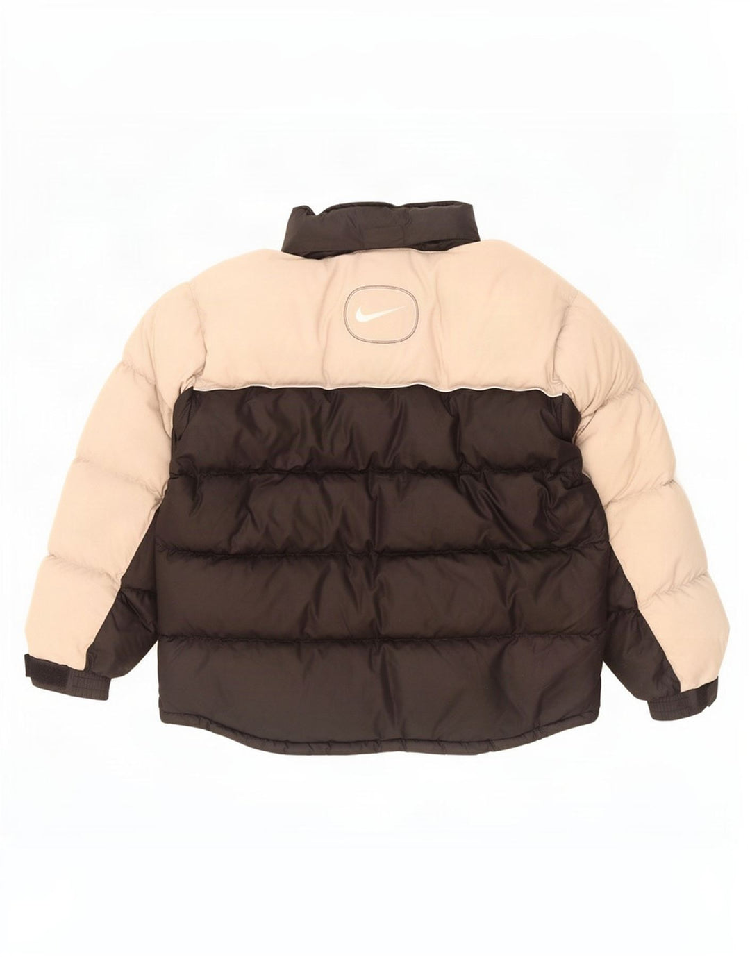Jaqueta acolchoada Nike Boys 13-14 anos XL preto colorblock poliéster