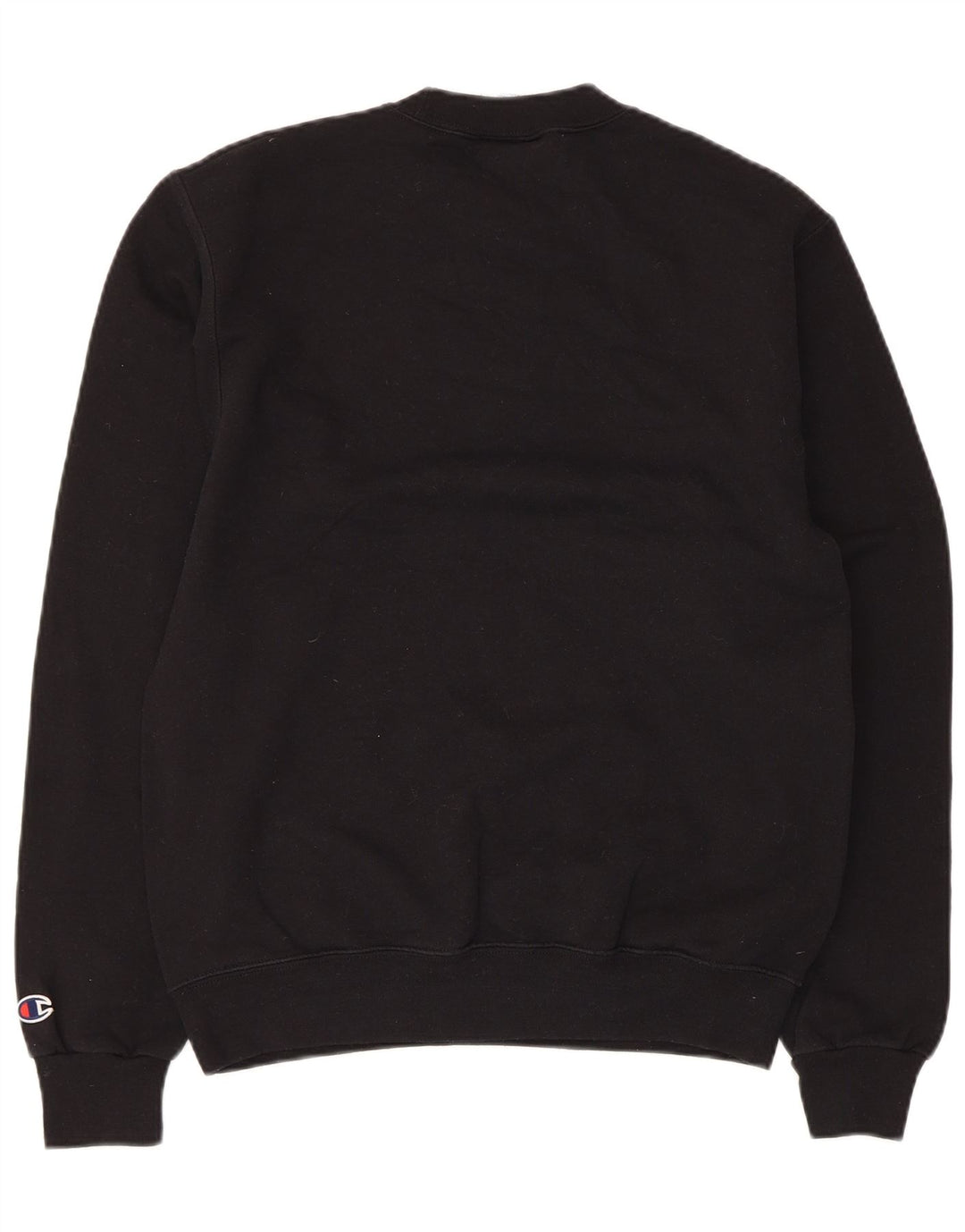 Jumper de moletom feminino Champion Regular Fit UK 10 pequeno algodão preto