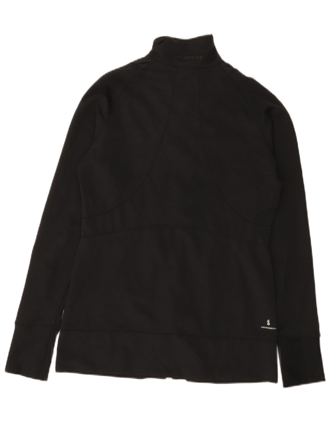 New Balance Womens Tracksuit Top Jacket Reino Unido 10 Pequeno Preto