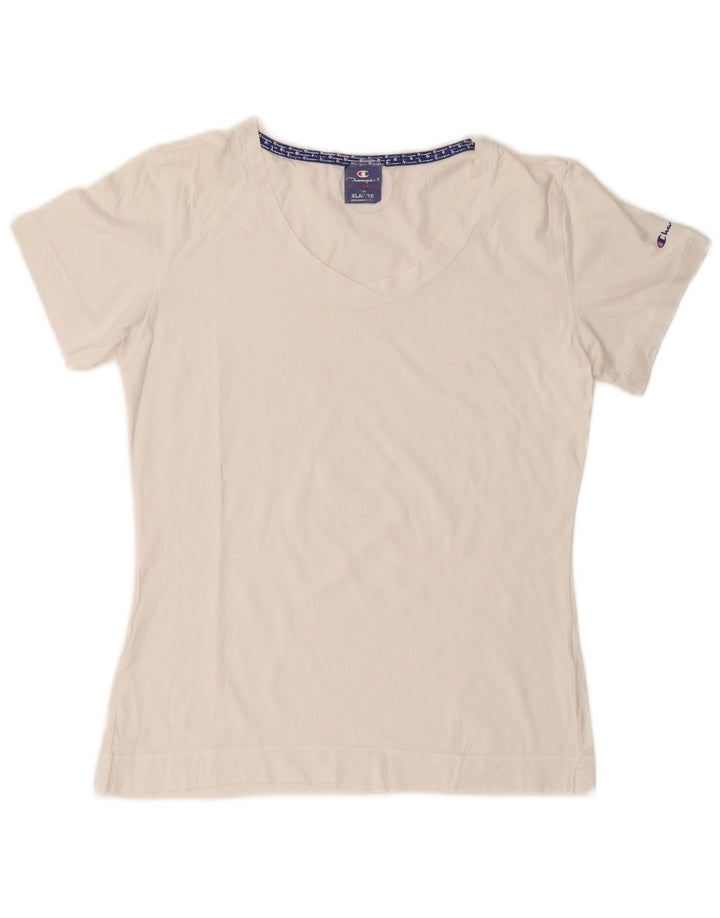 Camiseta feminina CHAMPION UK 18 XL branca