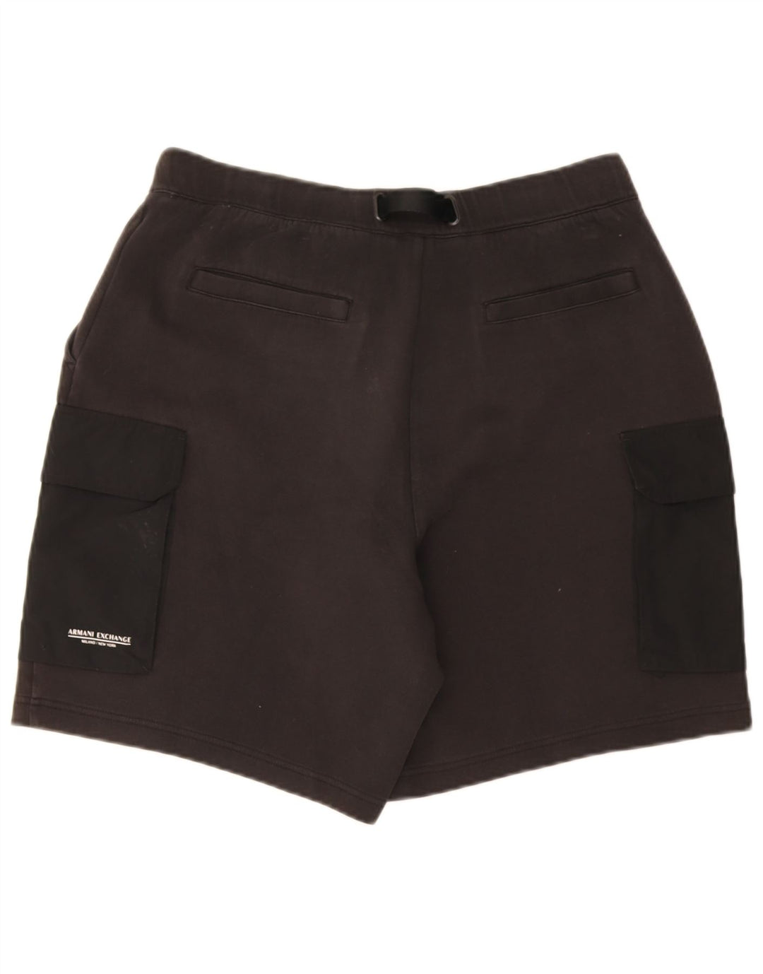 Shorts Cargo Masculino Armani Exchange Grande W34 Algodão Preto