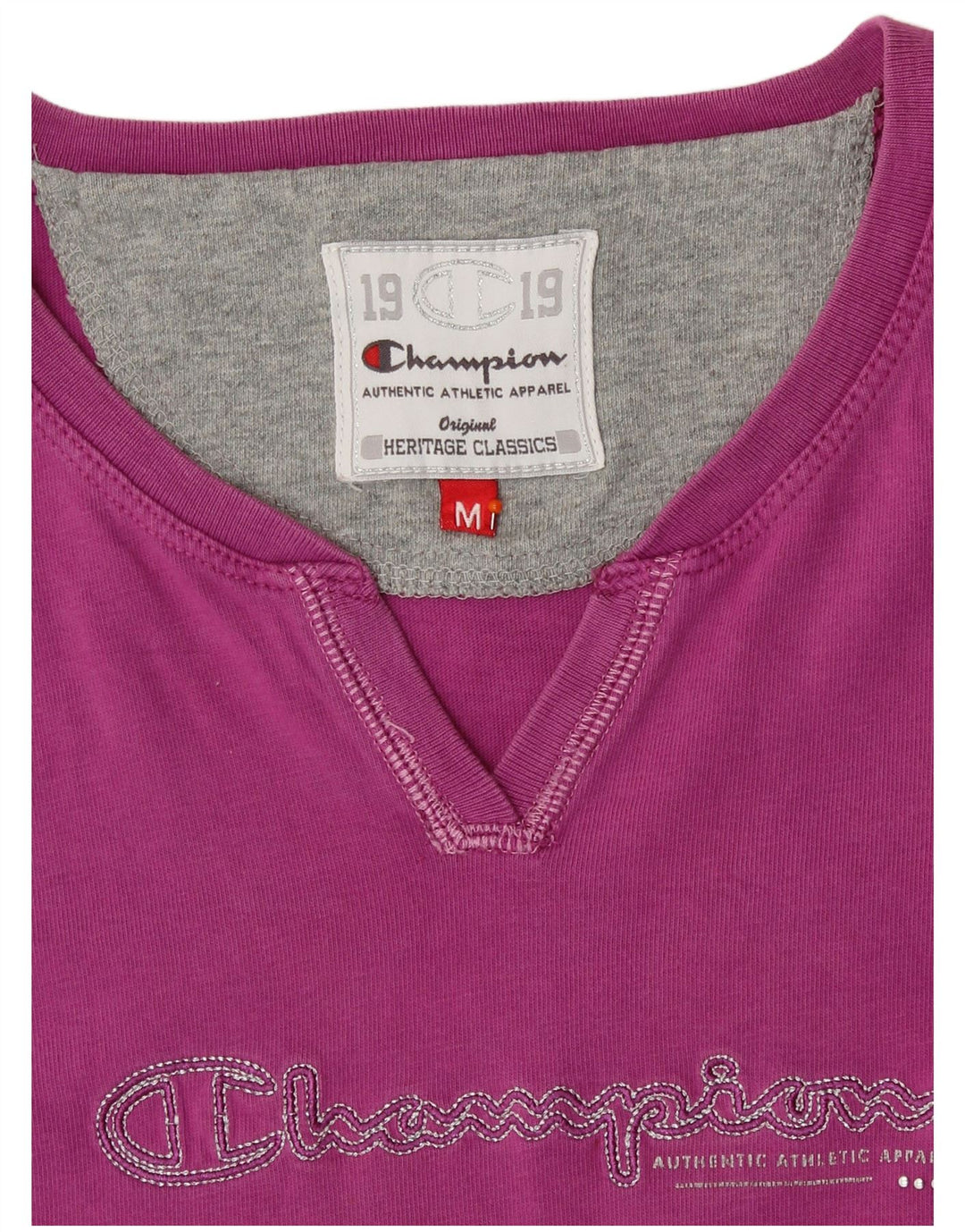 Camiseta feminina com estampa CHAMPION UK 12 rosa médio